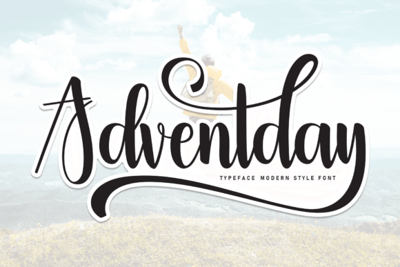 Adventday Font: A Whimsical Script for Handmade Brands