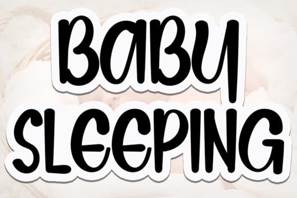 Baby Sleeping: A Timeless Script Font for Editorial Design