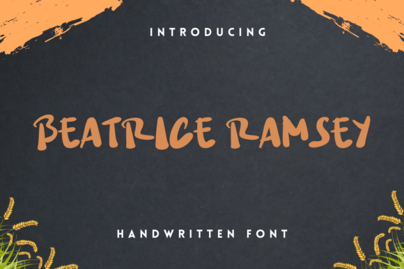 Beatrice Ramsey: A Handwritten Font for Editorial Design