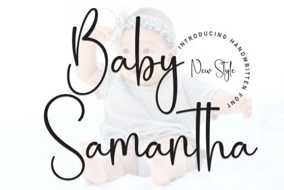 Bringing Baby Samantha Font to Life in Handmade Shops