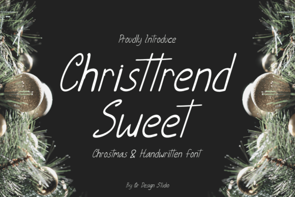 Christtrend Sweet: A Friendly Typeface for Small Business Branding