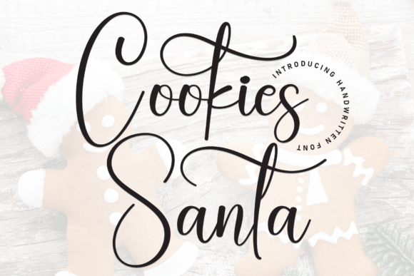 Cookies Santa: A Playful Script Handwritten Font for Branding