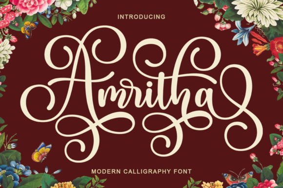 Designing Elegant Layouts with the Amritha Typeface