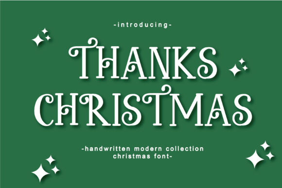 Elevate Holiday Branding with Thanks Christmas Typeface