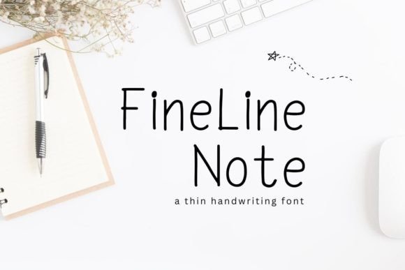 Fineline Note Typeface Review for Modern Campaigns
