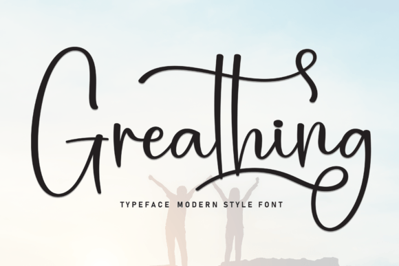 Greathing Font: A Sweet Handwritten Typeface for Makers
