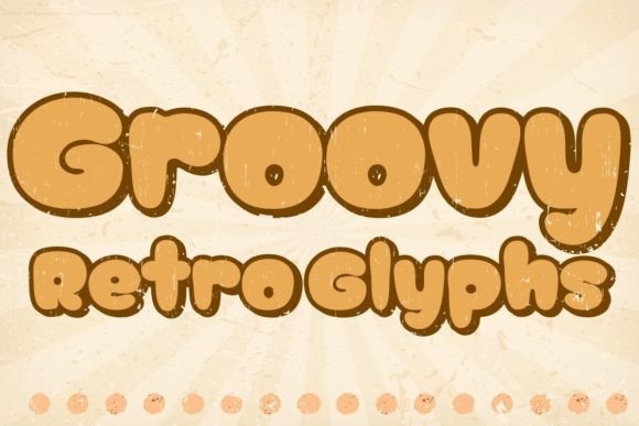 Groovy Retro Glyphs: A Vintage Script Font for Branding