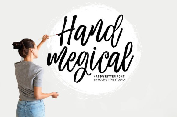 Hand Megical: A Modern Script Font for Editorial Design