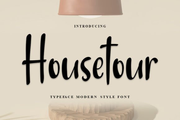 Housetour: The Elegant Script Font for Handmade Brands