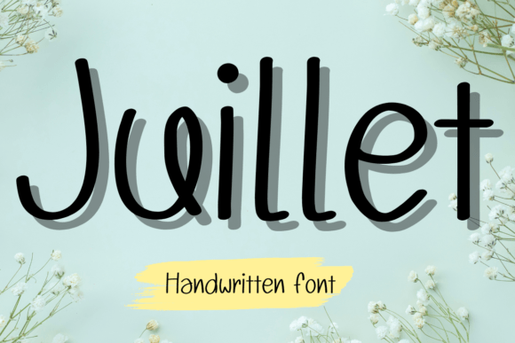Juillet Font: A Playful Typeface for Small Business Branding