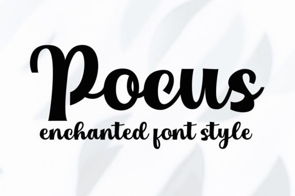 Pocus: The Script Handwritten Font for Editorial Elegance