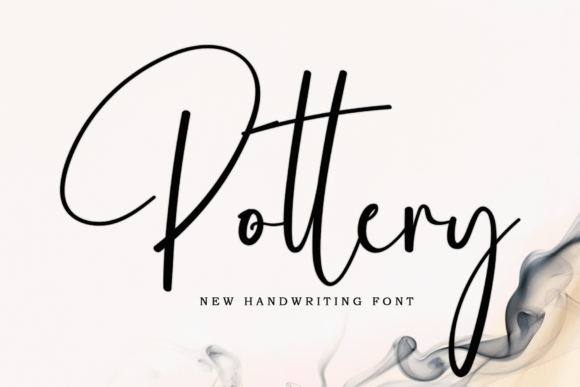Pottery Font: Modern Script for Web Design