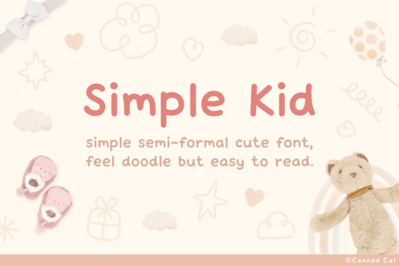 Simple Kid: A Sweet Handwritten Font for Playful Designs