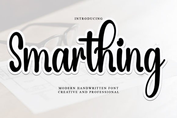 Smarthing Font Review: Elegant Script for Modern Design