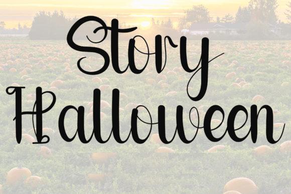 Story Halloween: A Handwritten Font for Makers