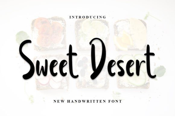 Sweet Desert: A Stylish Script Handwritten Font for Editorial Design