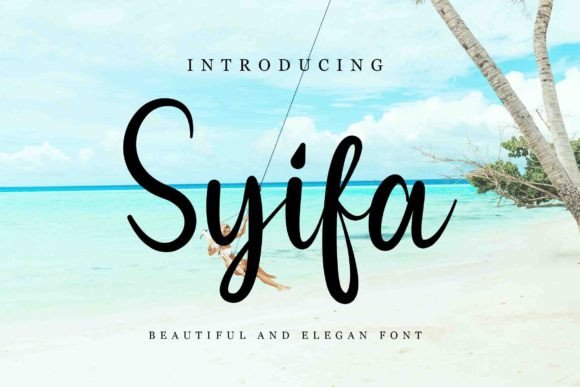 Syifa: The Handwritten Font for Professional Branding
