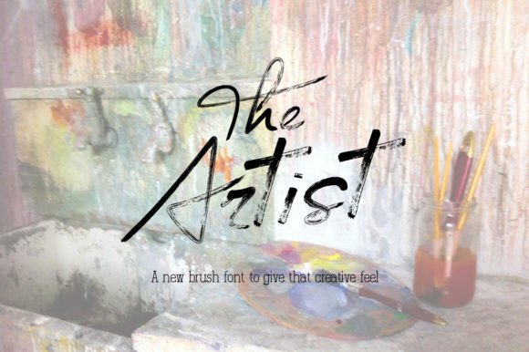 The Artist: A Captivating Brush Font for Makers