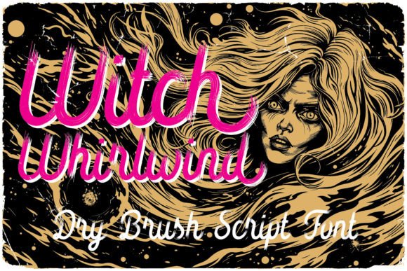 Witch Whirlwind: The Ultimate 80s Horror Script Font